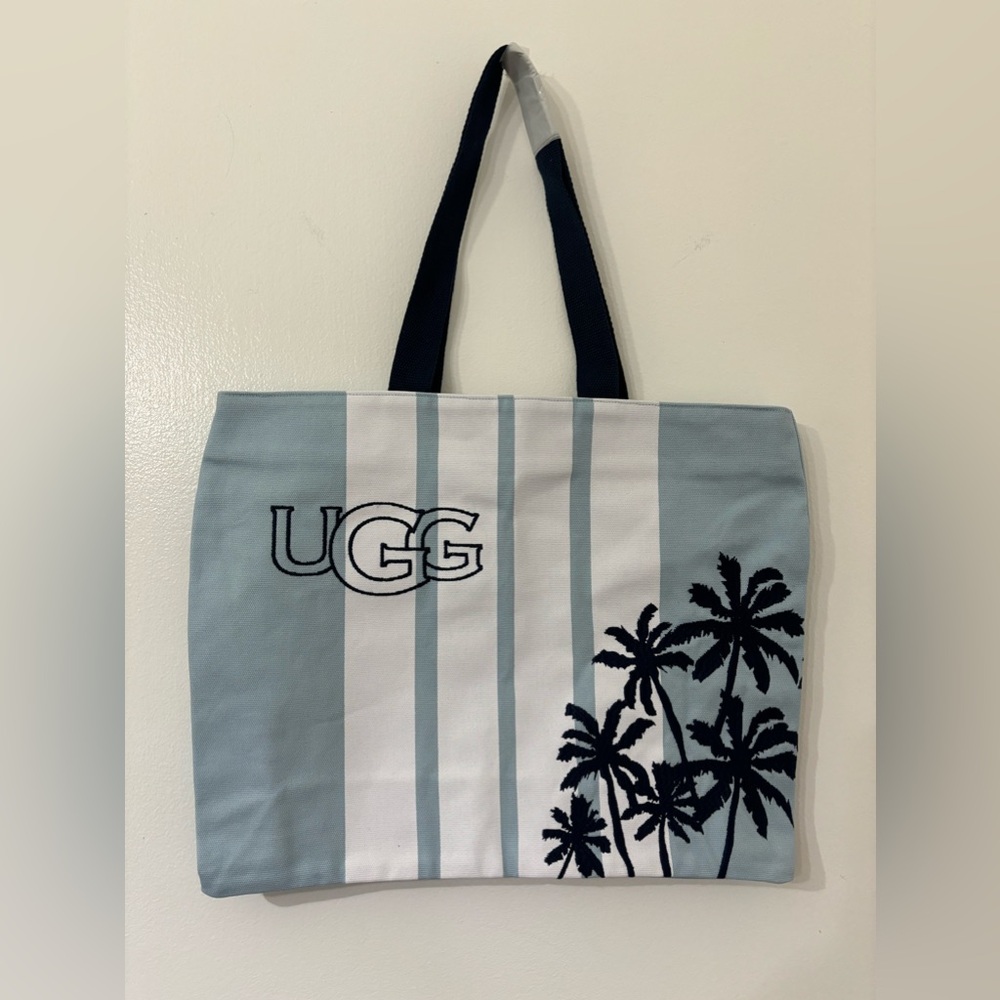 New Ugg blue and white tote - Picture 2 of 5